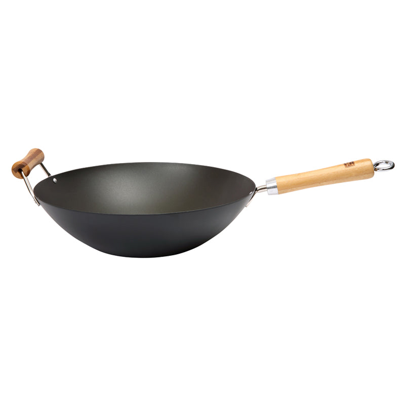 14" PRE SEASONED CARBON STEEL WOK (12322054)