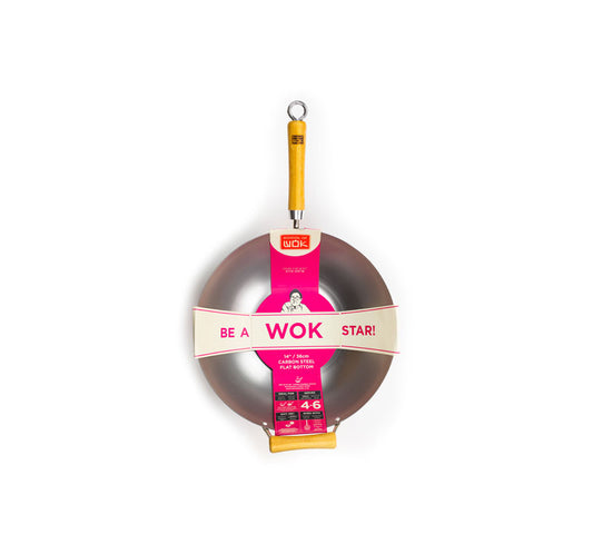 14" CARBON STEEL WOK (12322006)