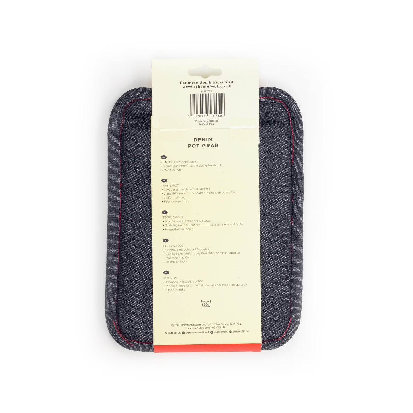 DENIM POT GRAB / OVEN GLOVE (12322029)